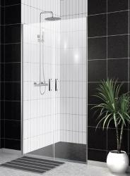 Душевая дверь BelBagno Uno, 120х190 см, прозрачное стекло/профиль хром, в нишу, универсальная установка, закаленное стекло, распашная