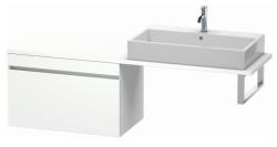 Тумба/шкафчик для консоли/столешницы Duravit DuraStyle под раковину 80х54,8х51,2 см, подвесная, ДСП, цвет: белый матовый, 1 выдвижной ящик, прямоугольная