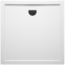Душевой поддон Riho Zurich, 90х90 см, квадратный, пристенный, акриловый, низкий, цвет: белый, с антискользящим покрытием, с бортиком