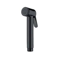 Гигиеническая лейка Voda VSP002 ручная, округлая, 1 режим, цвет: черный, пластик, однорежимная, для биде, к смесителю