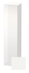 Пенал Duravit DuraStyle, 40x36x180 см, подвесной, (правый), с дверцей, с полкой, со стеклянными полками, цвет: белый глянец/белый матовый, в ванную комнату