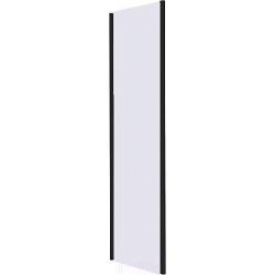 Боковая панель/душевая перегородка RGW Z-050-4B, 80х150 см, прозрачное стекло, профиль черный, правая/левая, плоская (панель), из закаленного (прозрачного) стекла, (ограждение без поддона) стеклянная, правостороннее/левостороннее, универсальное