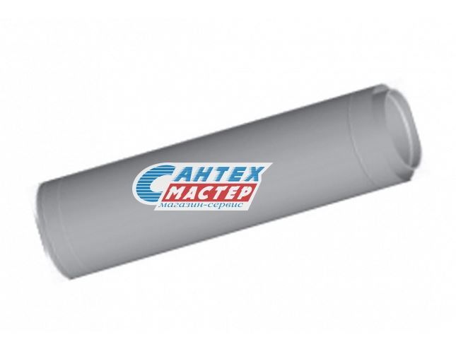 Труба для дымохода Wolf DN80 L1000 мм сталь (белый) коаксиальных газовых котлов отопления (Вольф)