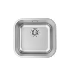 Мойка IDDIS Mate 490х440х180 мм толщина 0,8 мм, врезная, нержавеющая сталь, прямоугольная, цвет сталь, сатин, без отверстия под смеситель, для кухни MAT49S0i77