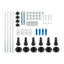 Ножки BERGES для акриловой ванны, черный, металл, для ванны/ванной