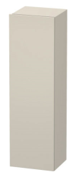 Пенал Duravit DuraStyle, 40x36x140 см, подвесной, (правый), с дверцей, с полкой, со стеклянными полками, цвет: серо-коричневый/белый матовый, в ванную комнату