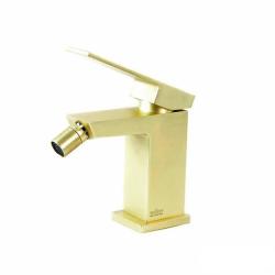 Смеситель для биде Webert Pegaso, для унитаза/биде, однорычажный, неповоротный, длина 105 мм, латунь, цвет золото