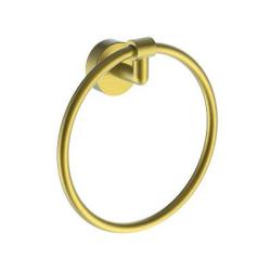 Полотенцедержатель Raglo R320.04.03, настенный, форма кольцо, латунь, для полотенец в ванную/туалет/душевую кабину, цвет сатин золотой