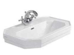 Раковина DURAVIT Happy D.2, 60х46х17 см, встраиваемая сверху, прямоугольная, санфарфор, цвет белый, 1 отверстие под смеситель, слив/перелив