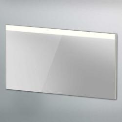 Зеркало Duravit Brioso, 122х70х3,5 см с LED/ЛЕД-подсветкой, прямоугольное, подвесное/настенное, цвет рамы: бетонно-серый, настенный выключатель, для ванной