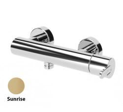 Смеситель для душа Cezares Leaf, настенный, однорычажный, без излива, керамический, латунь, цвет Sunrise