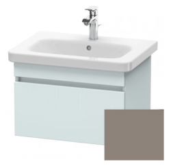 Тумба/шкафчик для консоли/столешницы Duravit DuraStyle под раковину 60х47,8х51,2 см, подвесная, ДСП, цвет: светло-голубой/базальт, 1 выдвижной ящик, прямоугольная