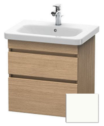 Тумба/шкафчик для консоли/столешницы Duravit DuraStyle под раковину 30х54,8х51,2 см, подвесная, ДСП, цвет: дуб европейский/белый матовый, 2 выдвижных ящика, прямоугольная