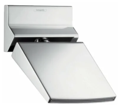 Верхний душ Hansgrohe Raindance Rainfall 150 1jet stream, настенный монтаж, прямоугольный, с 1 режимом: Stream, размер 15,9 см, латунь, цвет хром