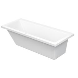 Ванна Duravit Vero 170х70 см встраиваемая/пристенная, акриловая, цвет: белый, (без гидромассажа, ножек, сифона, фронтальной панели), прямоугольная, с одним наклоном для спины слева