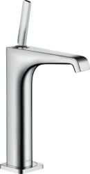 Смеситель для раковины/умывальника Axor Citterio E 190, однорычажный, фиксированный излив, длина излива 14,3 см, керамический, латунь, цвет хром, с незапираемым сливным набором