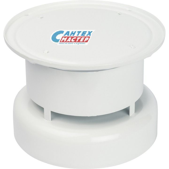 Оголовок дымохода STOUT DN60/100 вертикальный, защита от ветра и осадков газового котла, элемент коаксиального дымохода (Стоут)