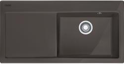 Мойка кухонная Franke MYTHOS MTK 611-100, 100х51 см, врезная, керамическая (Fraceram®), прямоугольная, цвет графит, без отверстия под смеситель, с крылом, правосторонняя, чаша справа