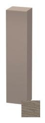 Пенал Duravit DuraStyle, 40x36x180 см, подвесной, (левый), с дверцей, с полкой, со стеклянными полками, цвет: дуб терра/базальт, в ванную комнату