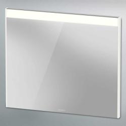 Зеркало Duravit Brioso, 82х70х4,5 см с LED/ЛЕД-подсветкой, прямоугольное, подвесное/настенное, цвет рамы: белый матовый, сенсорный выключатель, диммер, для ванной