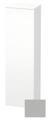 Пенал Duravit DuraStyle, 40x36x180 см, подвесной, (левый), с дверцей, с полкой, со стеклянными полками, цвет: бетонно-серый/белый матовый, в ванную комнату