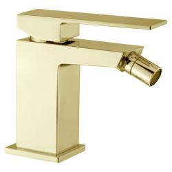 Смеситель для биде Webert Pegaso, для унитаза/биде, однорычажный, неповоротный, длина 105 мм, латунь, цвет золото