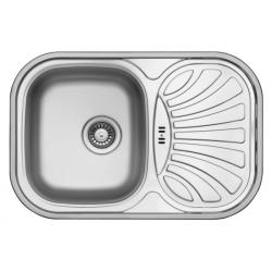 Мойка 488х737 см TopZero Wellinox серия GALANT, с правым крылом, врезная, из нержавеющей стали, микродекор, прямоугольная, отверстие под смеситель, слив-перелив, для кухни Мойка 488х737 см TopZero Wellinox серия GALANT, с правым крылом, врезная, из нержавеющей стали, микродекор, прямоугольная, отверстие под смеситель, слив-перелив, для кухни