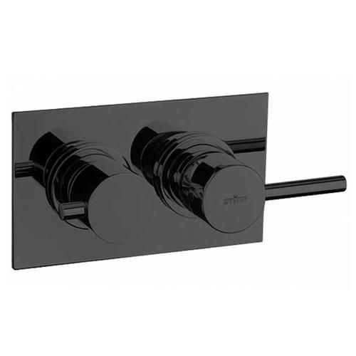 Смеситель для душа Webert Elio однорычажный, скрытого монтажа, керамический, настенный, без излива/шланга/лейки, латунь черный