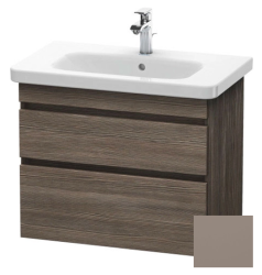 Тумба/шкафчик для консоли/столешницы Duravit DuraStyle под раковину 80х54,8х51,2 см, подвесная, ДСП, цвет: сосна терра/базальт, 2 выдвижных ящика, прямоугольная
