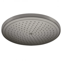 Верхний душ Hansgrohe Croma 280 Air 1jet, настенный/потолочный, круглый, с 1 режимом: RainAir, размер 28 см, латунь, цвет шлифованный черный хром