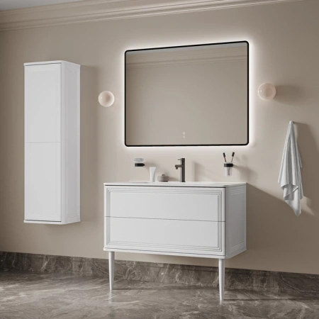 Ножки IDDIS Optima Home (пара) цвет белый, 30 см опора для мебели, для тумбы, массив березы OPH30W1i96