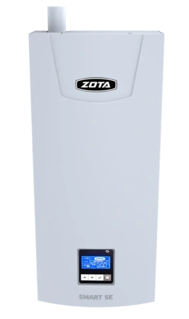 Котел электрический Zota Smart SE 18 кВт, 380В, (180 кв. м2) одноконтурный, настенный (ЖК дисплей), цвет белый, для контура отопления