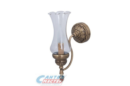 Светильник Boheme 753 для ванной настенный бронза/белый