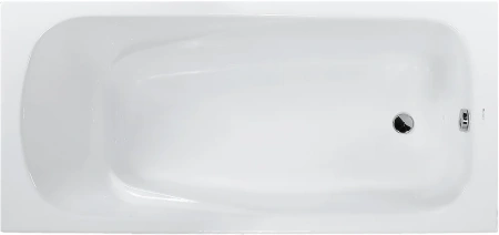 Ванна VAGNERPLAST ARONIA 150x70 пристенная, акрил, цвет- белый, (без гидромассажа, рамы, сифона, фронтальной панели), прямоугольная