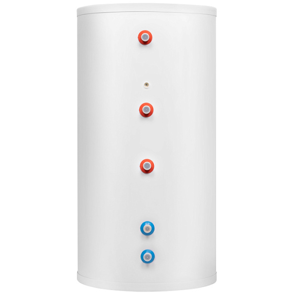 Водонагреватель 150 л Royal Thermo AQUATEC INOX 150 косвенный, напольный, вертикальный, электрический, накопительный тип, 30 квт, 1095х525х545 мм, (цвет белый, круглый) с боковой подводкой