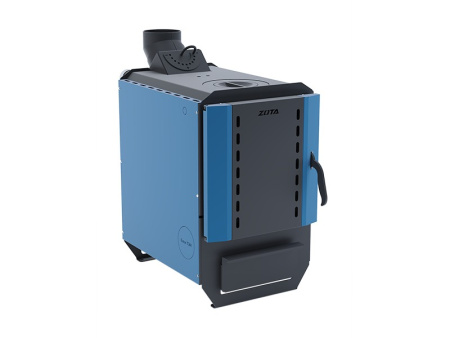 Котел твердотопливный Zota Box 10 кВт, (100 кв. м) одноконтурный, напольный, традиционный, с открытой камерой сгорания