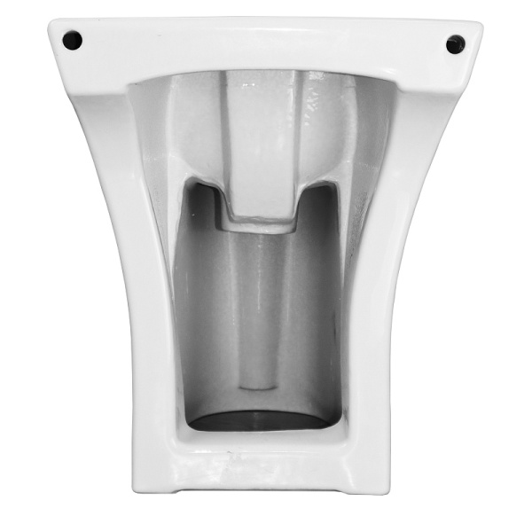 Биде Azario FRETTA ROUND, напольное, 540х340х400 мм, цвет белый, санфаянс, округлое, горизонтальный выпуск (в стену), слив-перелив, 1 отверстие для смесителя