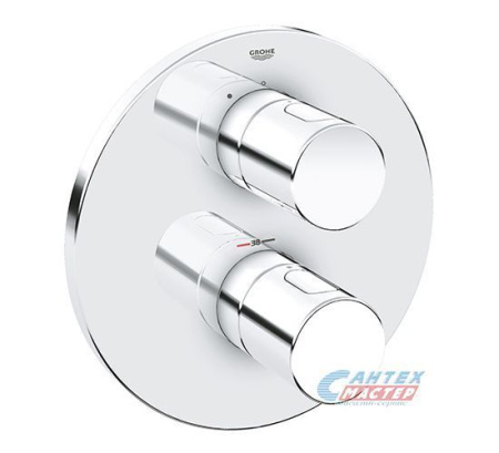 Смеситель для душа Grohe Grohtherm 3000 Cosmopolitan термостатический, скрытого монтажа, керамический, настенный, без излива/шланга/лейки, латунь хром