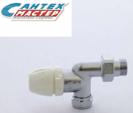 Клапан термостатический угловой 15х1/2" обжим-наружная резьба,Tmax=110°С, Tiemme  3300021