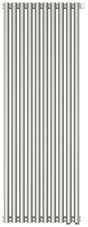 Радиатор отопления Сунержа Эстет-00 EU50 1200х450 10 секций, цвет сатин, нижнее подключение, нержавеющая сталь, трубчатый