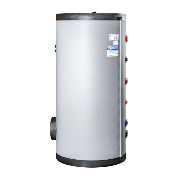 Водонагреватель Gekon B01 INOX 30 кВт 200 л косвенного нагрева с одним теплообменником, напольный, накопительный, вертикальный