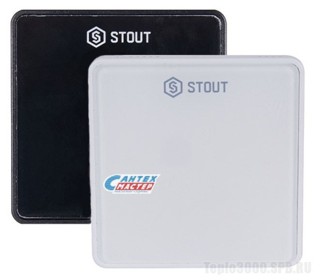 Датчик комнатный STOUT Tech C-7p температурный,проводной (белый) для отопления,теплого пола STE-0101-007001 