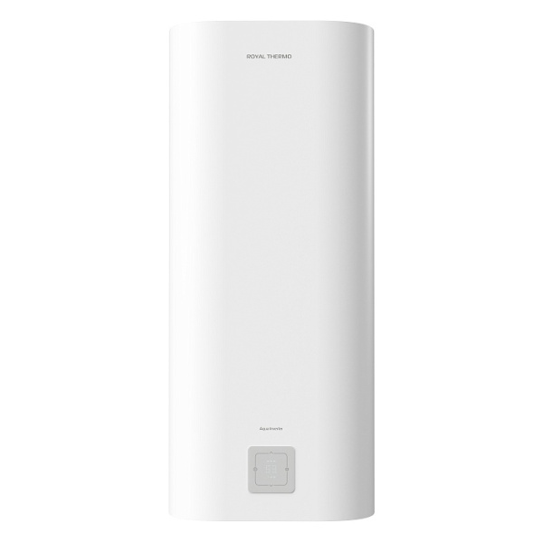 Водонагреватель Royal Thermo RWH 50 Aqua Inverter 50 л. Wi-Fi электрический, настенный, горизонтальный/вертикальный, накопительный, 2 кВт, 435х260х970 мм, 230 В, (цвет белый, плоский), подводка нижняя/боковая, (бойлер, водогрей), эмалированная сталь
