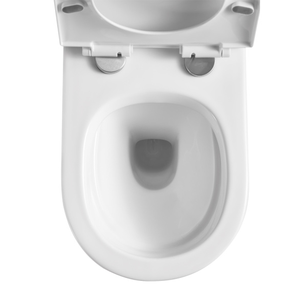 Унитаз подвесной Wesnaart Ray 495x365x365, белый, с микролифтом, с крышкой (сиденье) дюропласт с функцией плавного закрывания Soft Close, безободковый