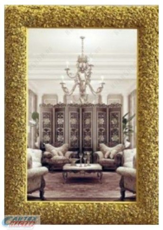 Зеркало Boheme Rose 539 100х140 настенное золото