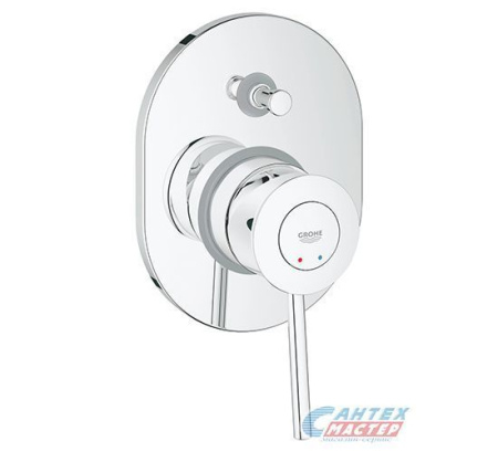 Смеситель для ванны Grohe BauClassic скрытого монтажа хром 29047000