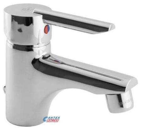 Смеситель для раковины Mofem Mambo 100 однорычажный, излив короткий, длина 107 мм, керамический, латунь, цвет хром, без донного клапана 150-0033-10