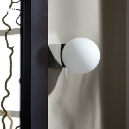 Светильник Акватон Anaiss, настенный, 13х10х10 см, округлый, выключатель, 40 Вт, для ванны, навесной/подвесной/настенный, латунь, цвет хром