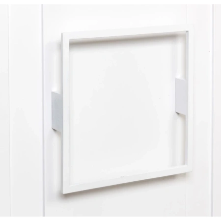 Ручка-скоба La Fenice Cubo 160, материал: цамак, цвет: белый, для мебели, ручка, форма: квадратная, в ванную комнату, мебельная