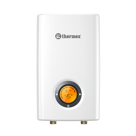Водонагреватель проточный Thermex Topflow 10000 электрический, настенный, вертикальный, 10 квт, 350х120х200 мм, 230/400в (цвет белый, плоский) с нижней подводкой